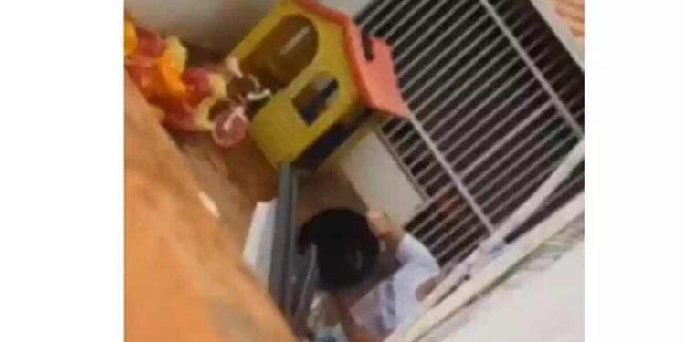 Professora que jogou balde de água em criança autista é afastada de escola