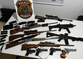 PF apreende 29 armas em operação contra organizadores de atos antidemocráticos