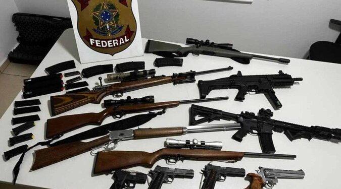 PF apreende 29 armas em operação contra organizadores de atos antidemocráticos