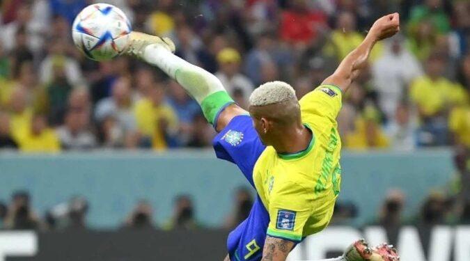 Gol de Richarlison é escolhido como o mais bonito da Copa do Mundo do Catar