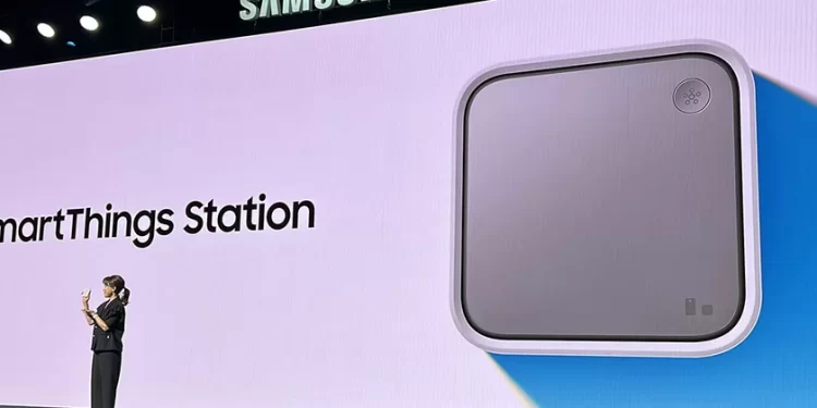 CES 2023: carregador sem fio da Samsung controla casa inteligente