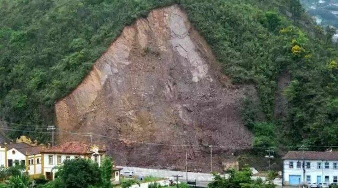 Morro da Forca pode ceder a qualquer momento em Ouro Preto, diz prefeitura