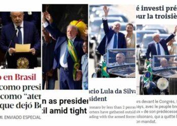 Posse de Lula vira manchete nos principais jornais do mundo; confira