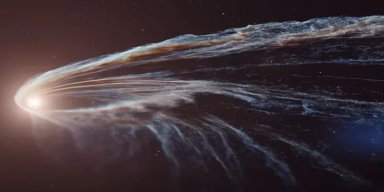 NASA flagra buraco negro devorando uma estrela à deriva no espaço