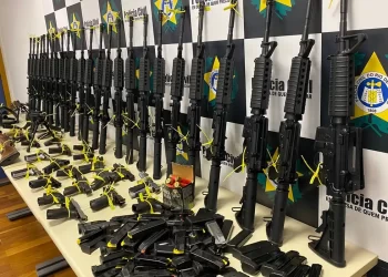 Apreensão de fuzis no Rio é a maior desde o início da série histórica