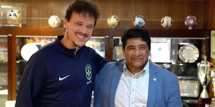 De volta ao comando da CBF, Ednaldo Rodrigues demite Fernando Diniz