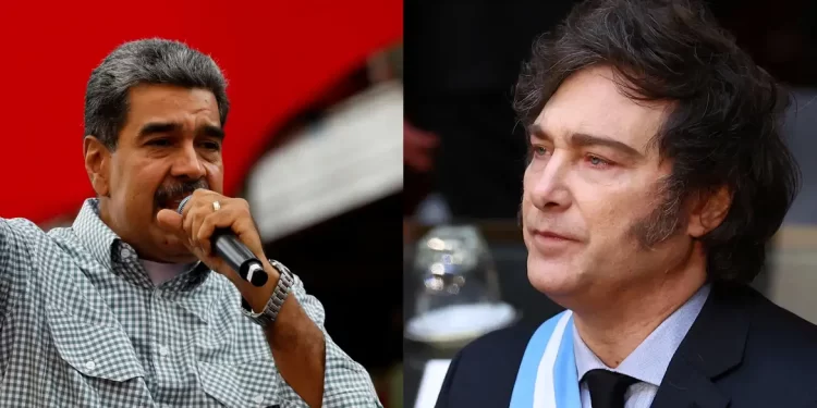 Argentina quer prisão de Maduro; Venezuela pede prisão de Milei