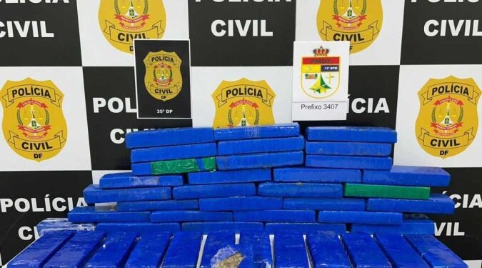 Mulheres são presas com 43 tabletes de maconha em ônibus de viagem no DF