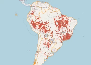 Brasil concentra 71,9% das queimadas na América do Sul nas últimas 48h