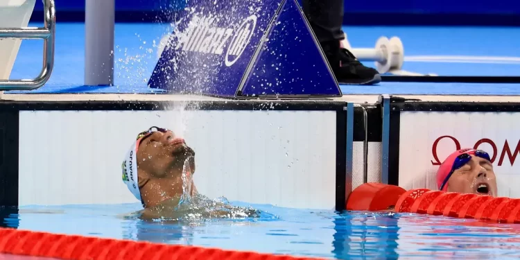 Gabriel Araújo conquista seu terceiro ouro nos Jogos de Paris
