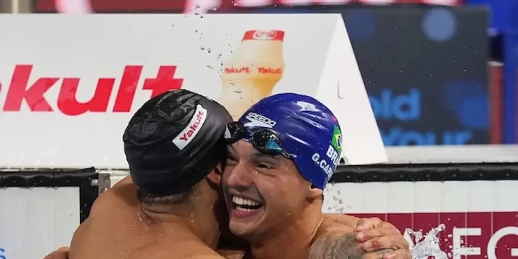Guilherme Caribé fatura segunda prata no Mundial de piscina curta