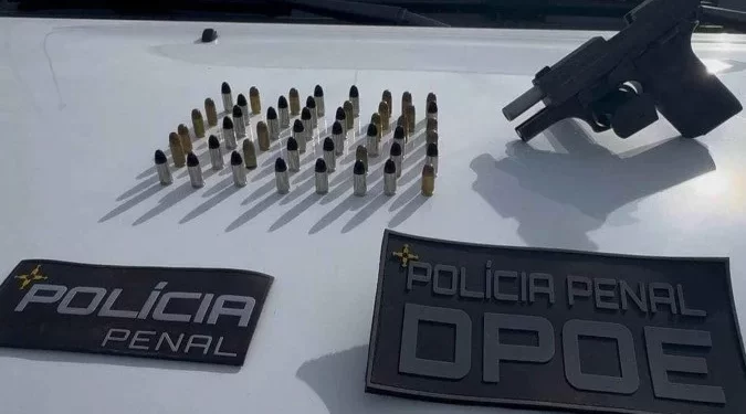 Foragido do CPP é recapturado e tenta esconder pistola debaixo da cama