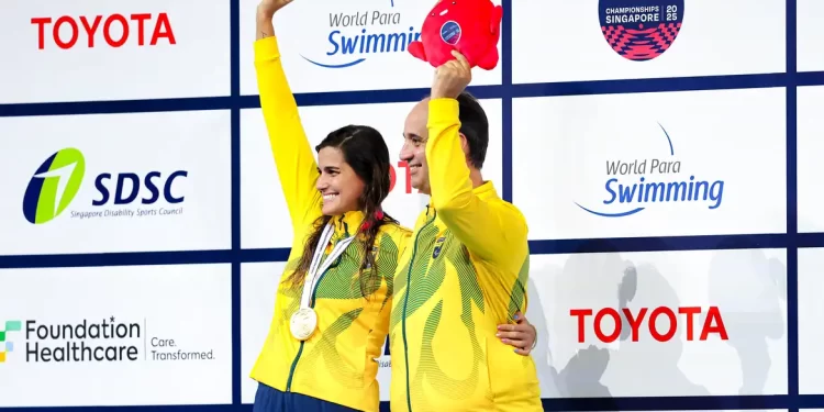 Mundial de natação paralímpica: Brasil mira top-5 no último dia