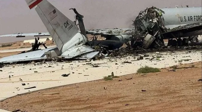 Avião milionário dos EUA é destruído por ataque do Irã na Arábia Saudita