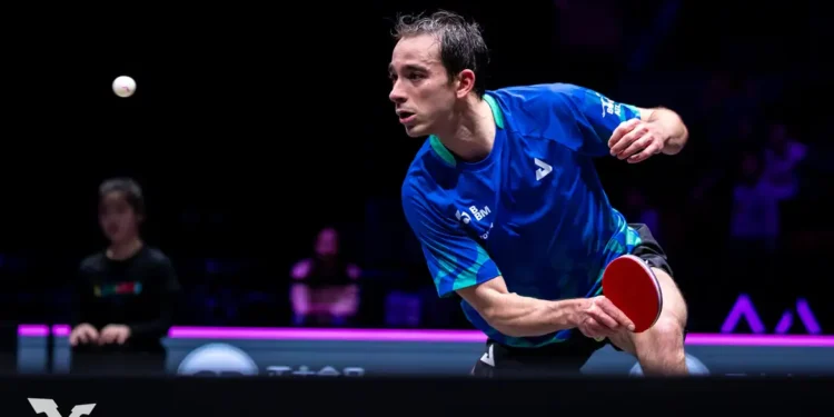Hugo Calderano avança para quartas da Copa do Mundo de tênis de mesa