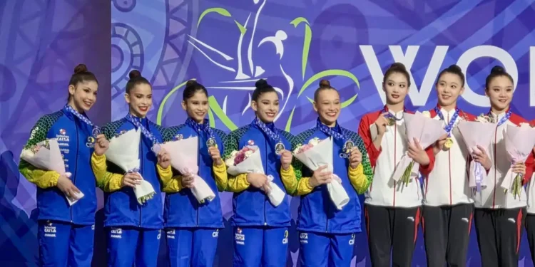Brasil garante duas medalhas na Copa do Mundo de Ginástica Rítmica