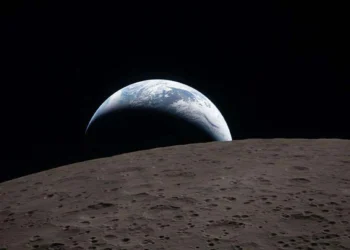 Uma nave lunar da era Apollo – minúscula em comparação com o que está planejado para o próximo pouso na Lua - (crédito: NASA)