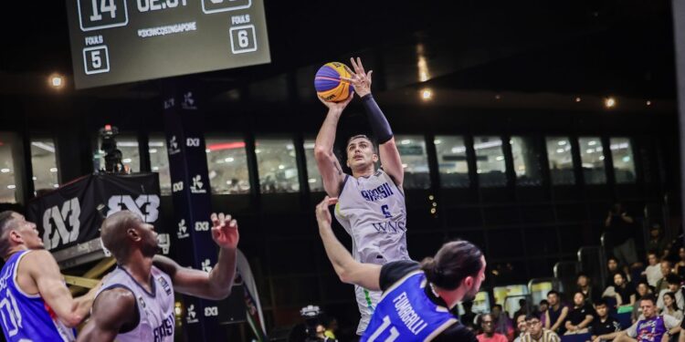 Seleção masculina se classifica para Copa do Mundo de basquete 3×3
