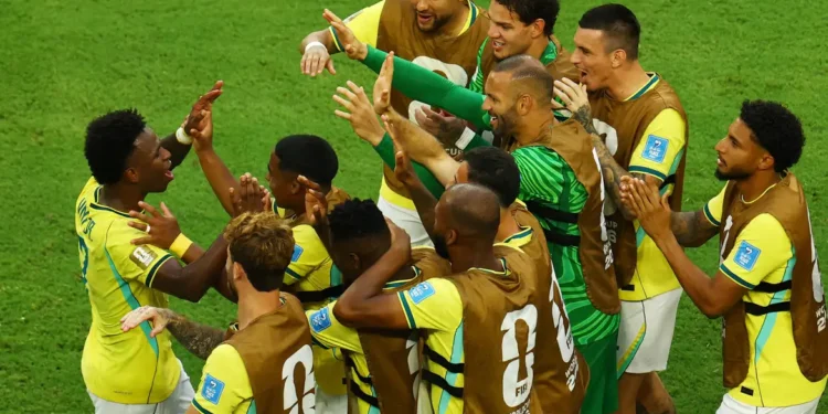 Vini Jr. brilha e Brasil se classifica em 1º com 3×0 sobre a Escócia