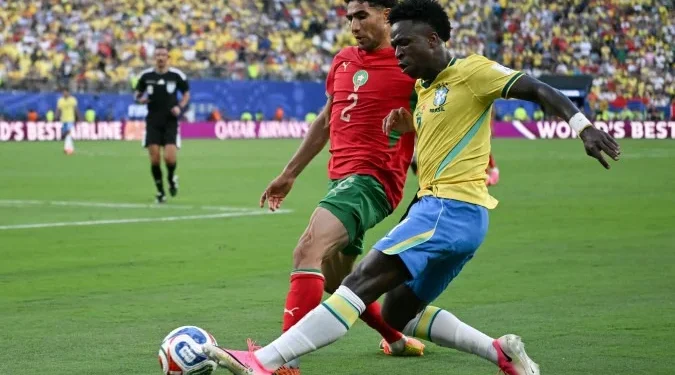 Com golaço de Vini Jr., Brasil empata com Marrocos na estreia da Copa
