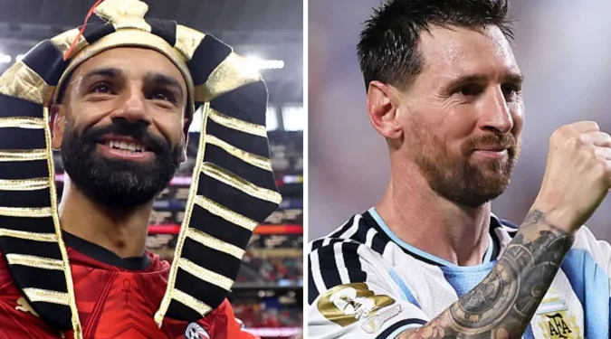 Messi x Salah: o encontro na Copa entre ícones da Argentina e do Egito