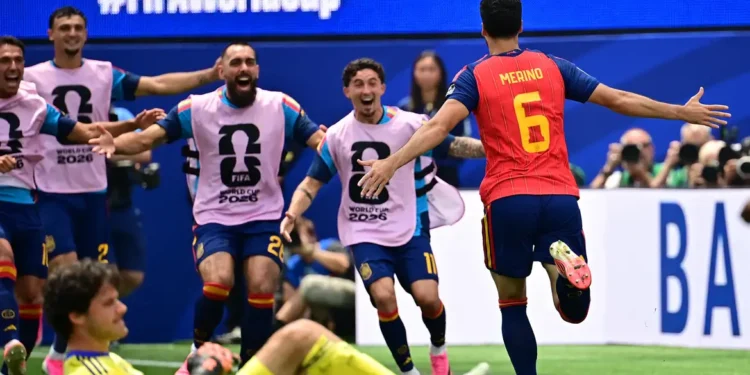 Espanha vai à semifinal e frustra sonho belga; Merino decide outra vez
