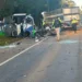 Corpos das vítimas de acidente no Paraná são retirados da pista